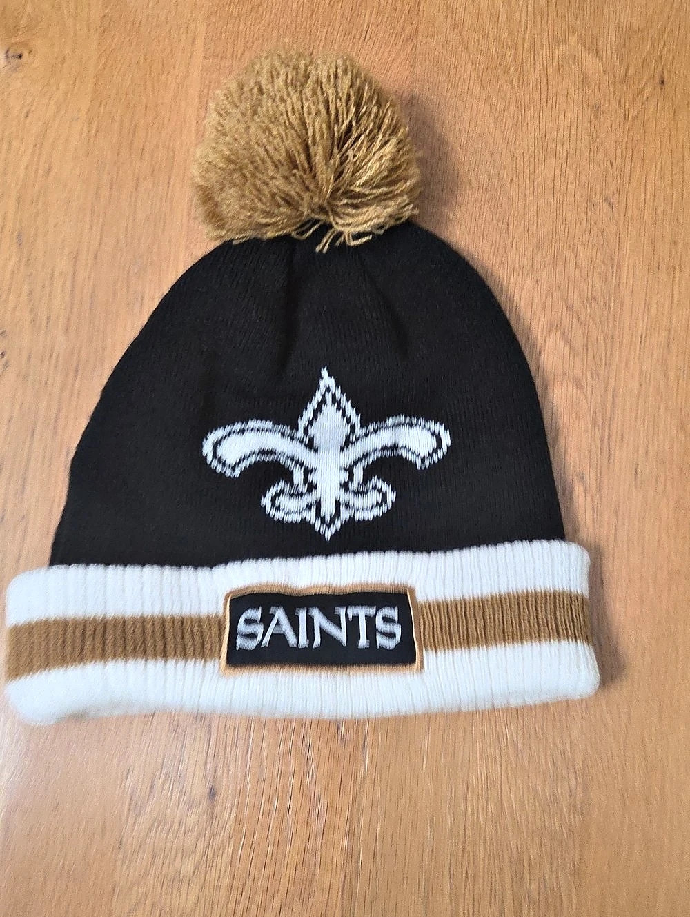 Impact Machine NFL Saints Pom-Pom Beanie - BUD LIGHT - New Orleans - Football